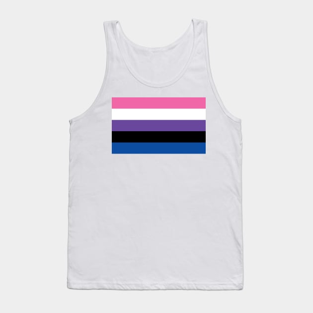 Genderfluid Pride Flag Tank Top by s.hiro